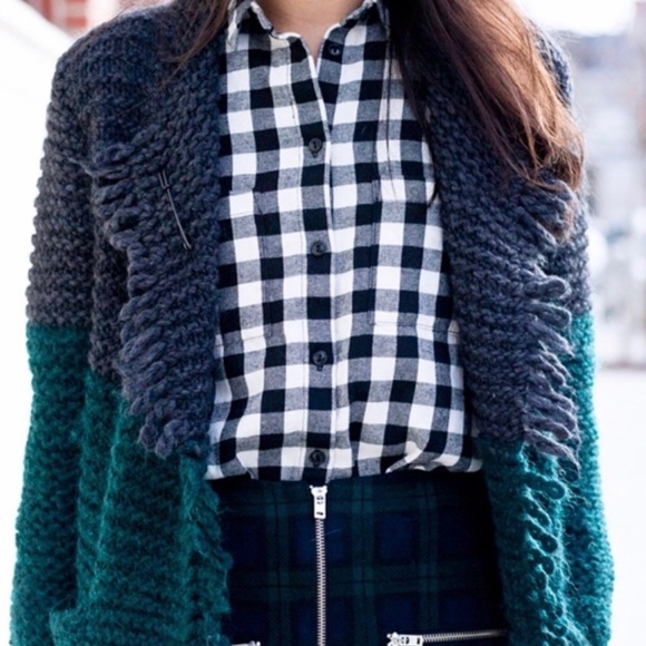 Madewell Oversized Flannel Buffalo Check Shirt - S - Picture 7 of 7